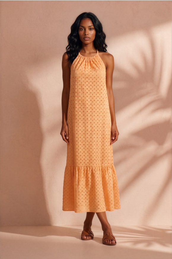 DRESS 3122979 PAPAYA