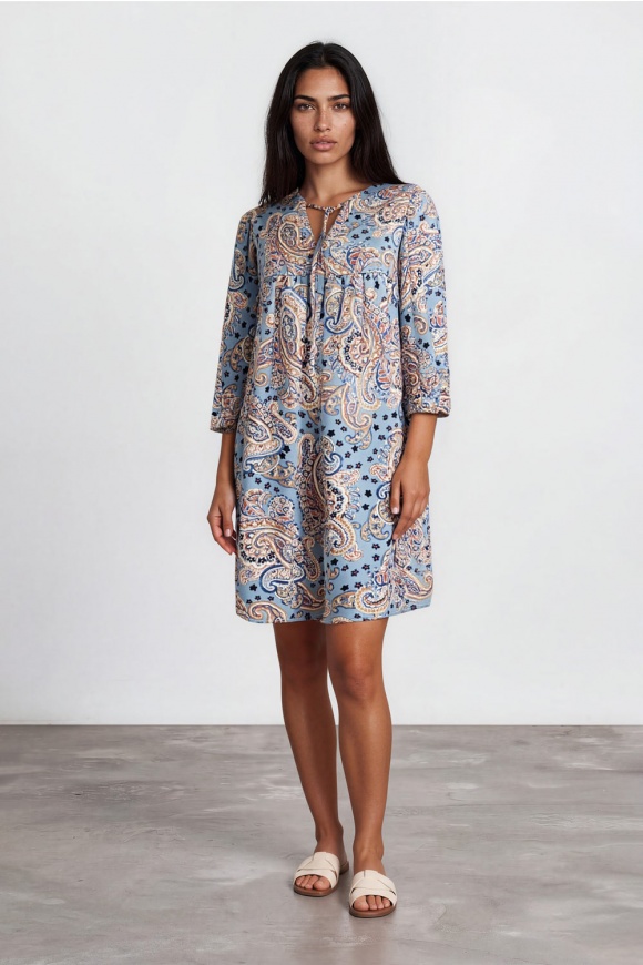 DRESS 2323901 LIGHT BLUE