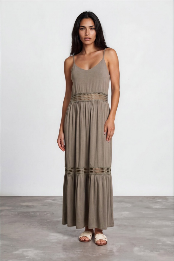 MAXI DRESS 3124925 OLIVE