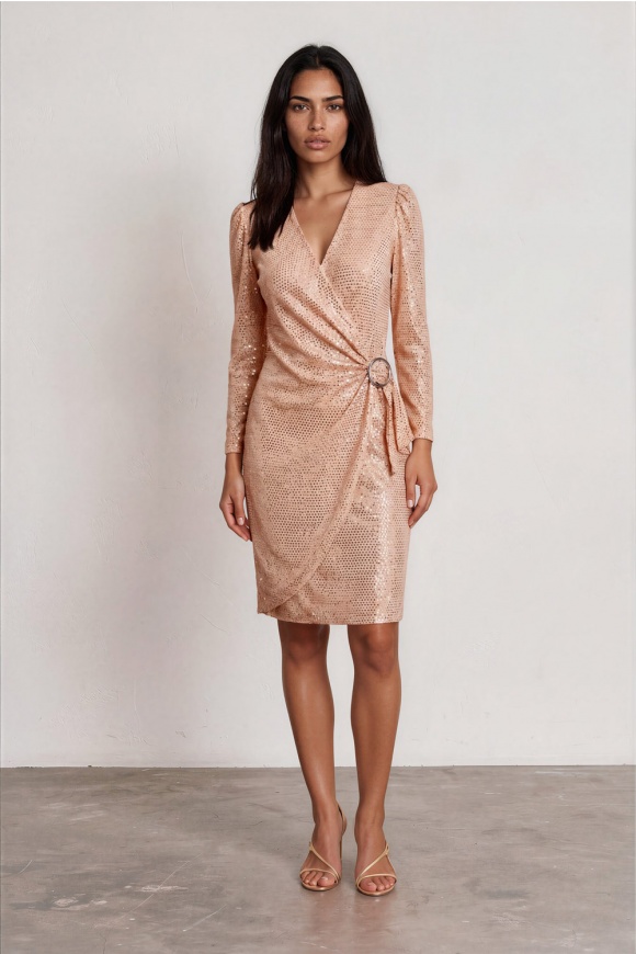 MINI CROSSED DRESS 3120903PI