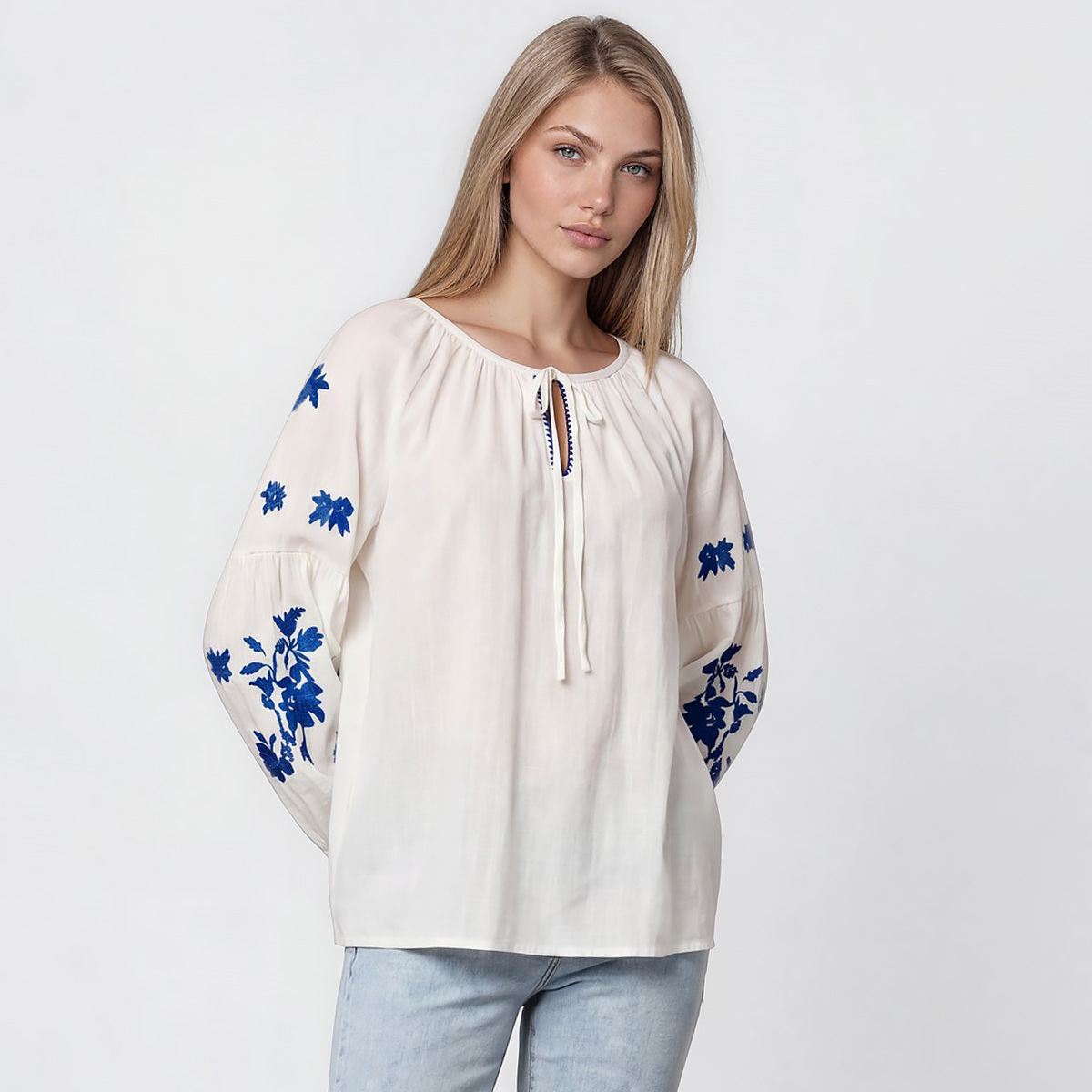 BLOUSE 2124101A OFF WHITE