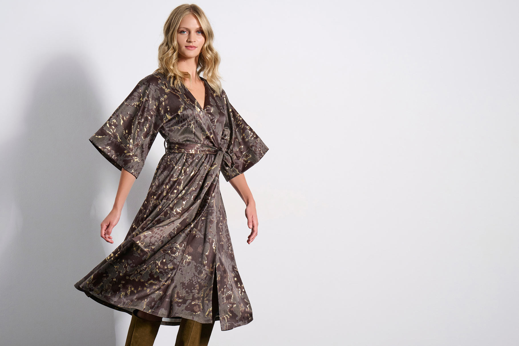 MIDI DRESS 3225921 OLIVE